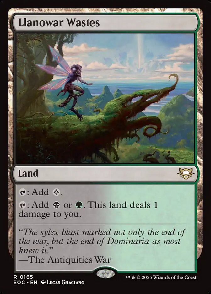 Llanowar Wastes - Edge of Eternities Commander (EOC)