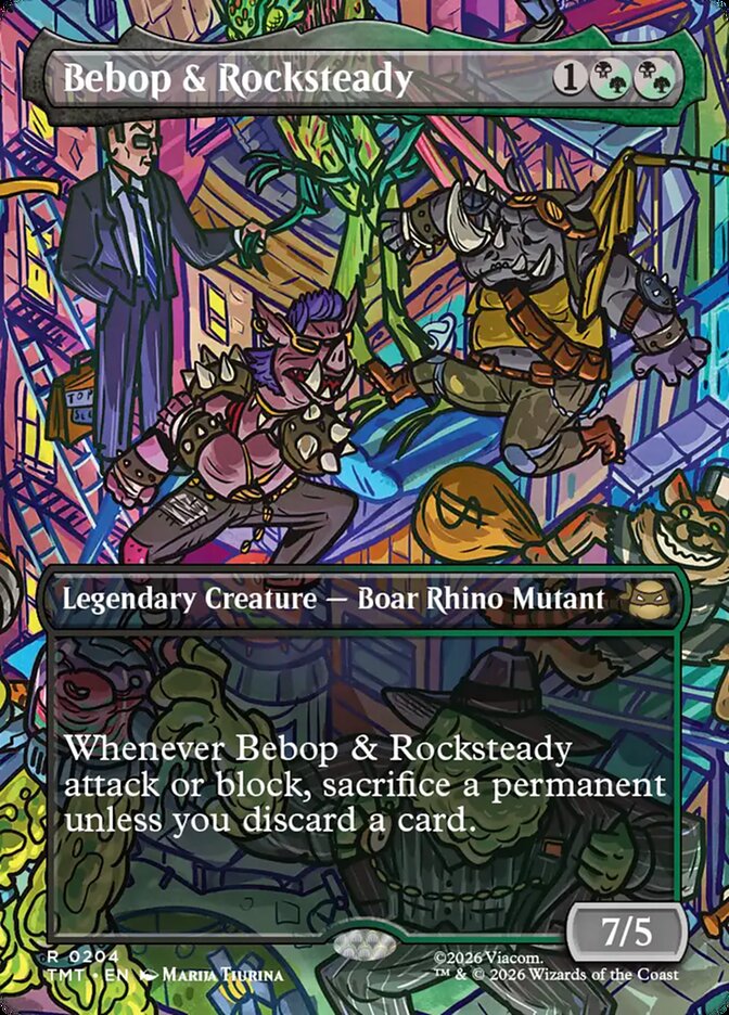 Bebop & Rocksteady - Teenage Mutant Ninja Turtles (TMT)