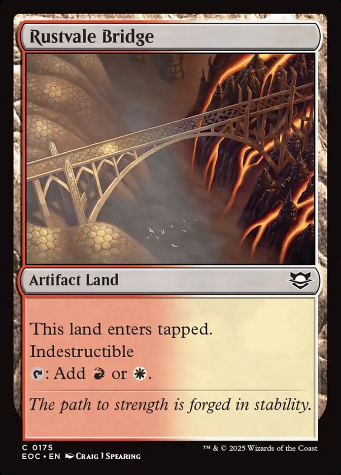 Rustvale Bridge - Edge of Eternities Commander (EOC)