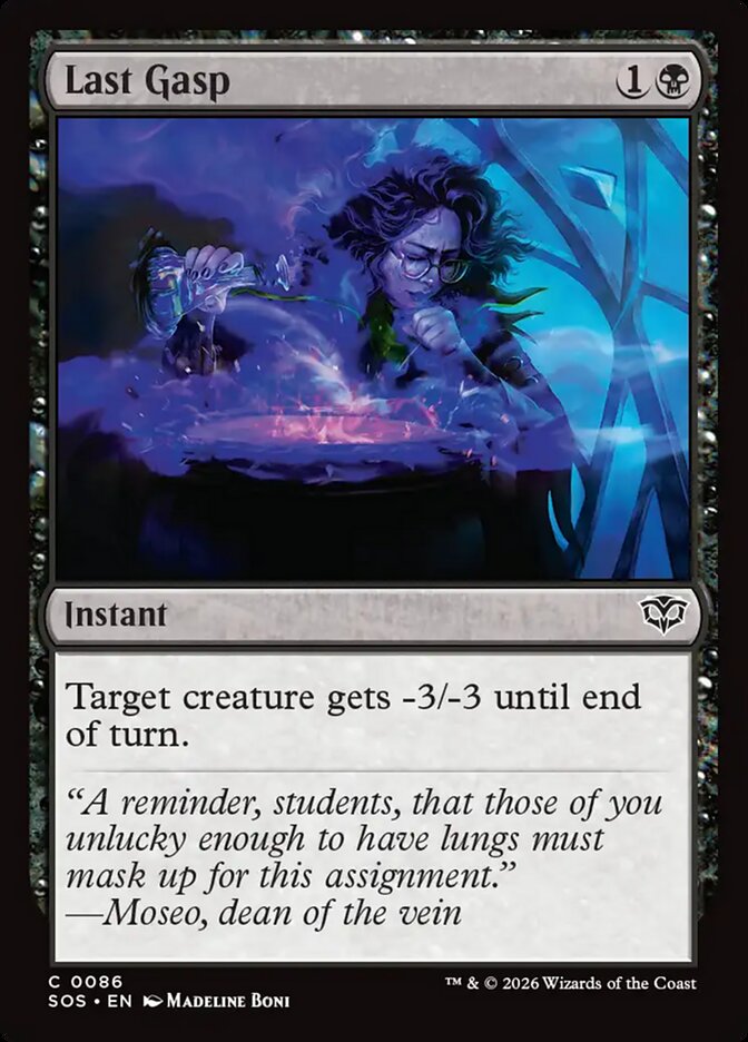 Last Gasp - Secrets of Strixhaven (SOS)