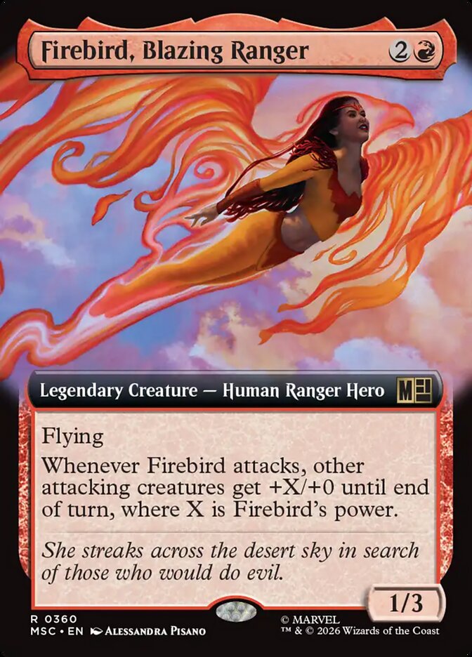 Firebird, Blazing Ranger - Marvel Super Heroes Commander (MSC)