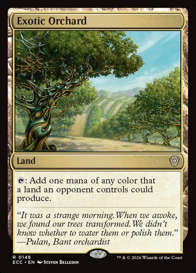 Exotic Orchard #148 - Lorwyn Eclipsed Commander (ECC)