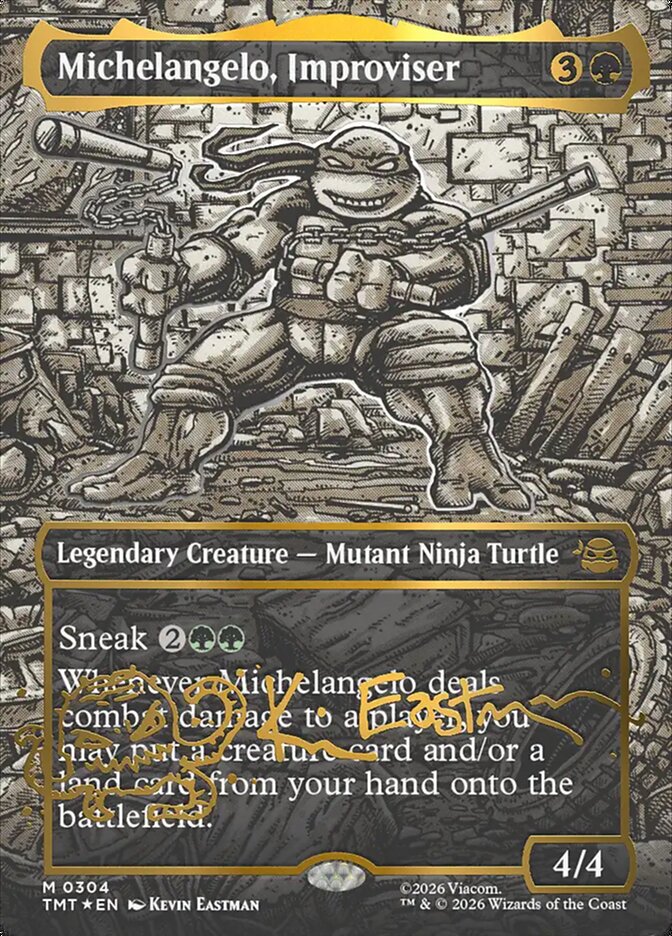 Michelangelo, Improviser #304 - Teenage Mutant Ninja Turtles (TMT)
