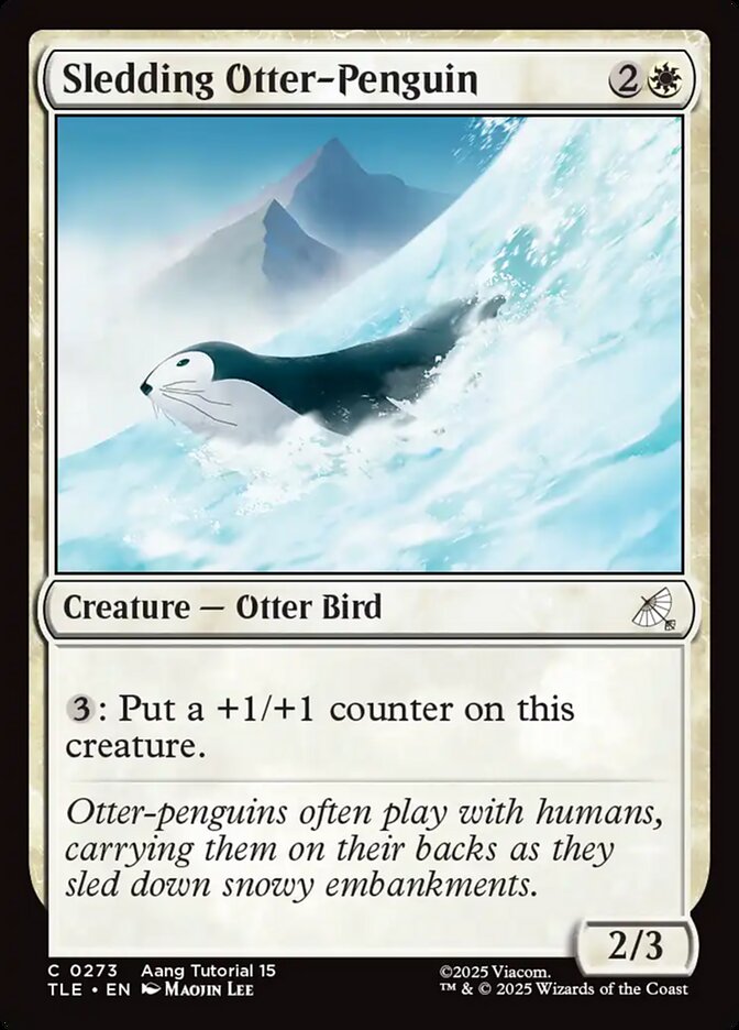 Sledding Otter-Penguin #273 - Avatar: The Last Airbender Eternal (TLE)