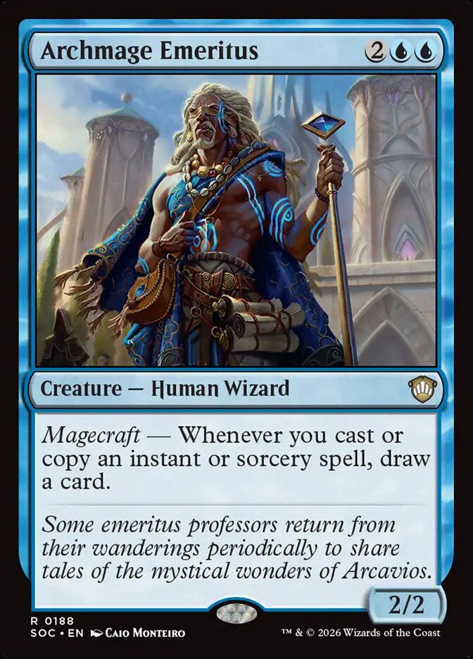 Archmage Emeritus - Secrets of Strixhaven Commander (SOC)