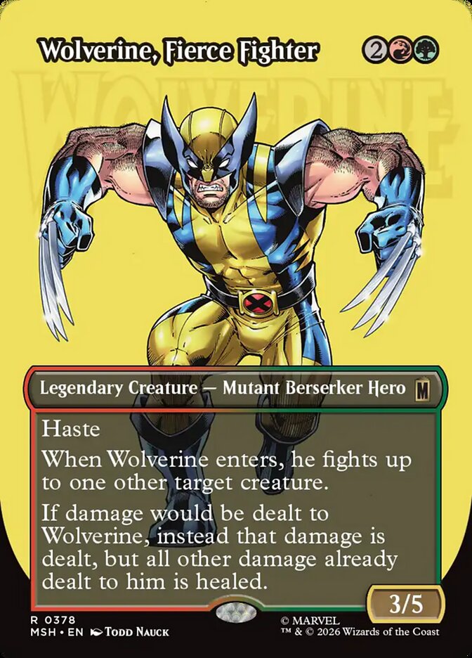 Wolverine, Fierce Fighter - Marvel Super Heroes (MSH)
