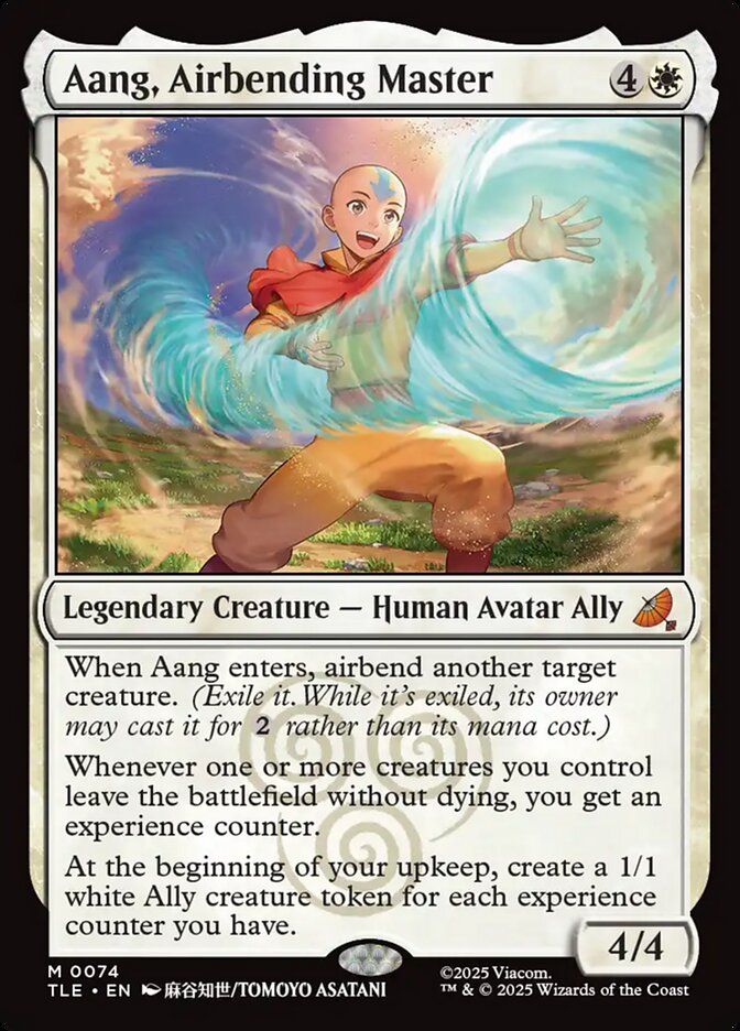 Aang, Airbending Master #74 - Avatar: The Last Airbender Eternal (TLE)