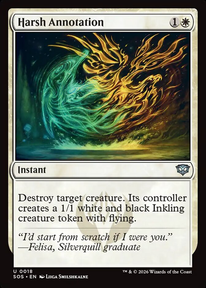 Harsh Annotation - Secrets of Strixhaven (SOS)