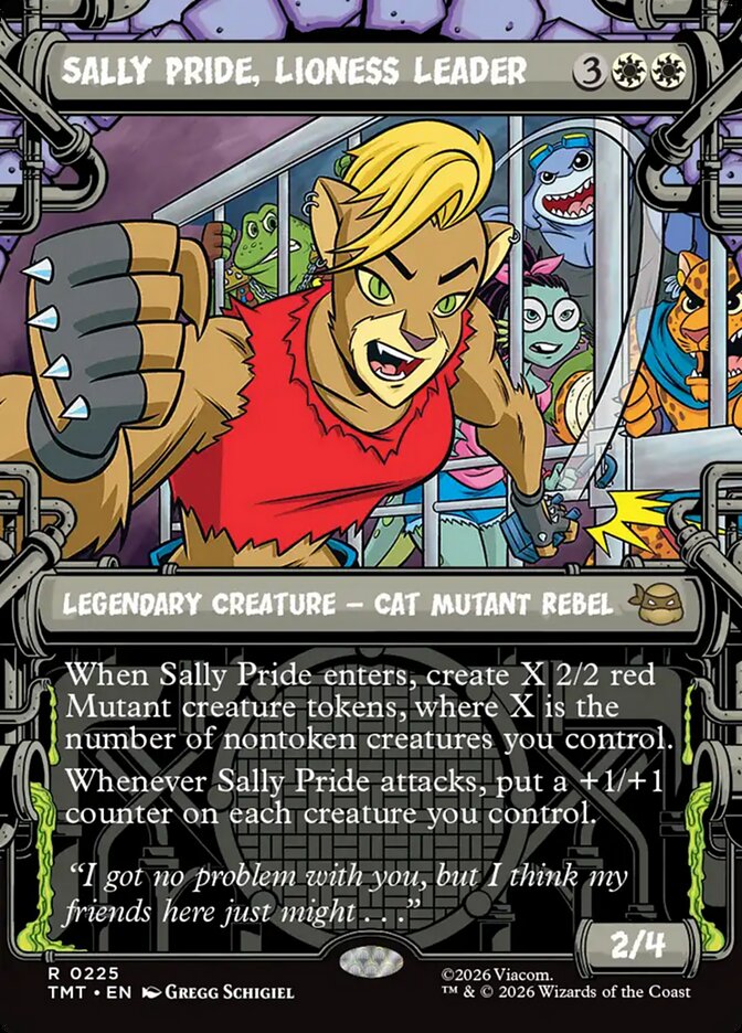 Sally Pride, Lioness Leader - Teenage Mutant Ninja Turtles (TMT)