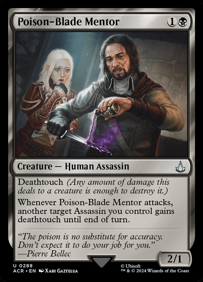 Poison-Blade Mentor #288 - Assassin's Creed (ACR)