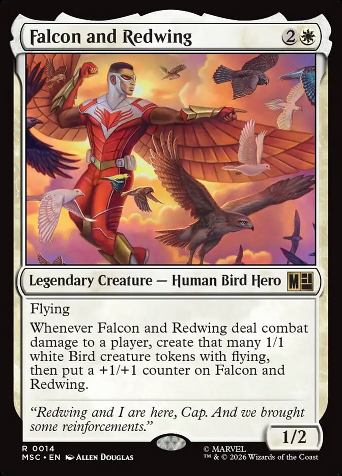 Falcon and Redwing - Marvel Super Heroes Commander (MSC)