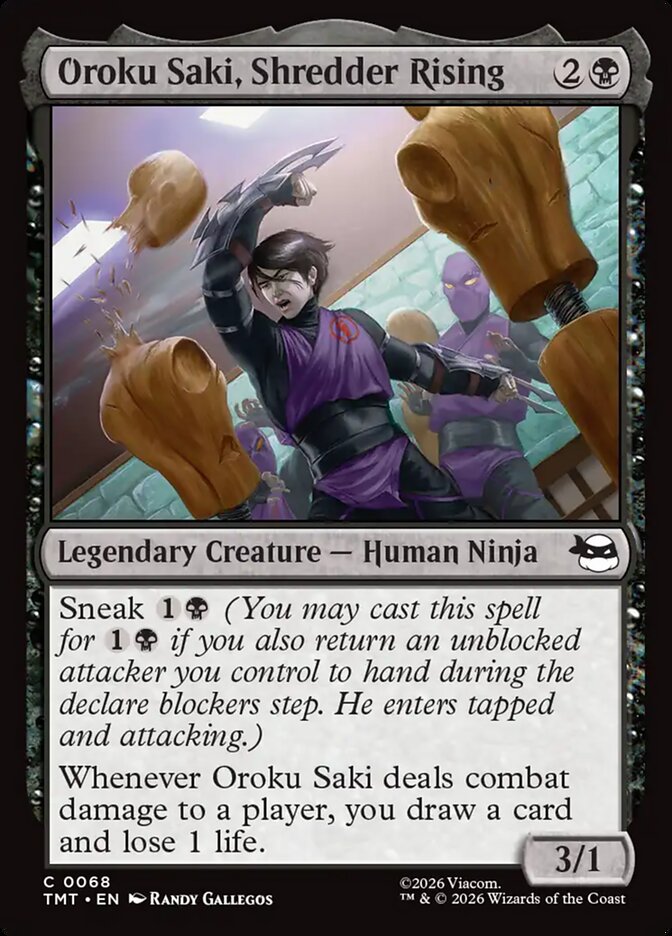 Oroku Saki, Shredder Rising - Teenage Mutant Ninja Turtles (TMT)