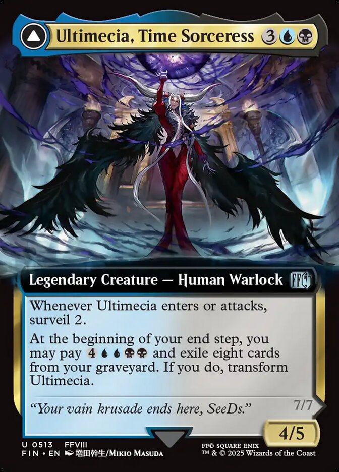 Ultimecia, Time Sorceress // Ultimecia, Omnipotent #513 - Final Fantasy (FIN)