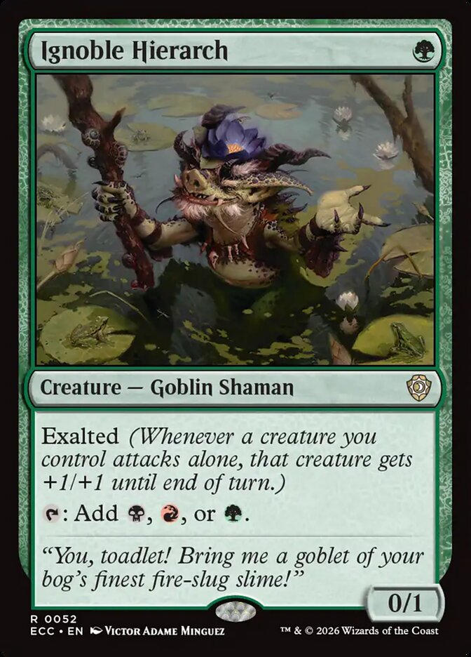 Ignoble Hierarch - Lorwyn Eclipsed Commander (ECC)