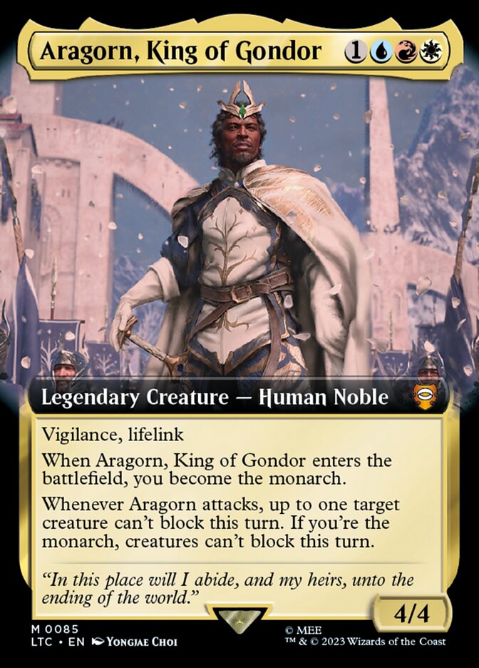 Aragorn, King of Gondor #85 - Tales of Middle-earth Commander (LTC)