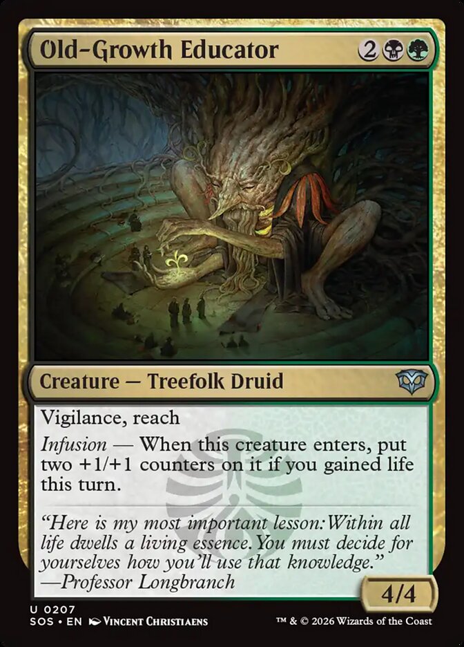 Old-Growth Educator - Secrets of Strixhaven (SOS)