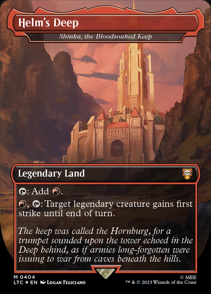 Shinka, the Bloodsoaked Keep - Tales of Middle-earth Commander (LTC)