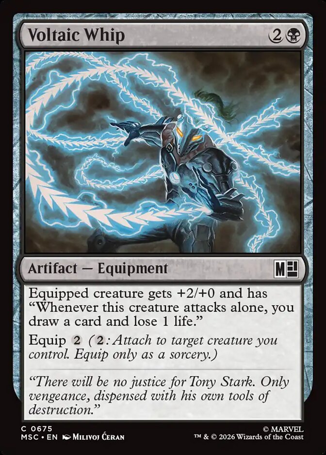 Voltaic Whip - Marvel Super Heroes Commander (MSC)