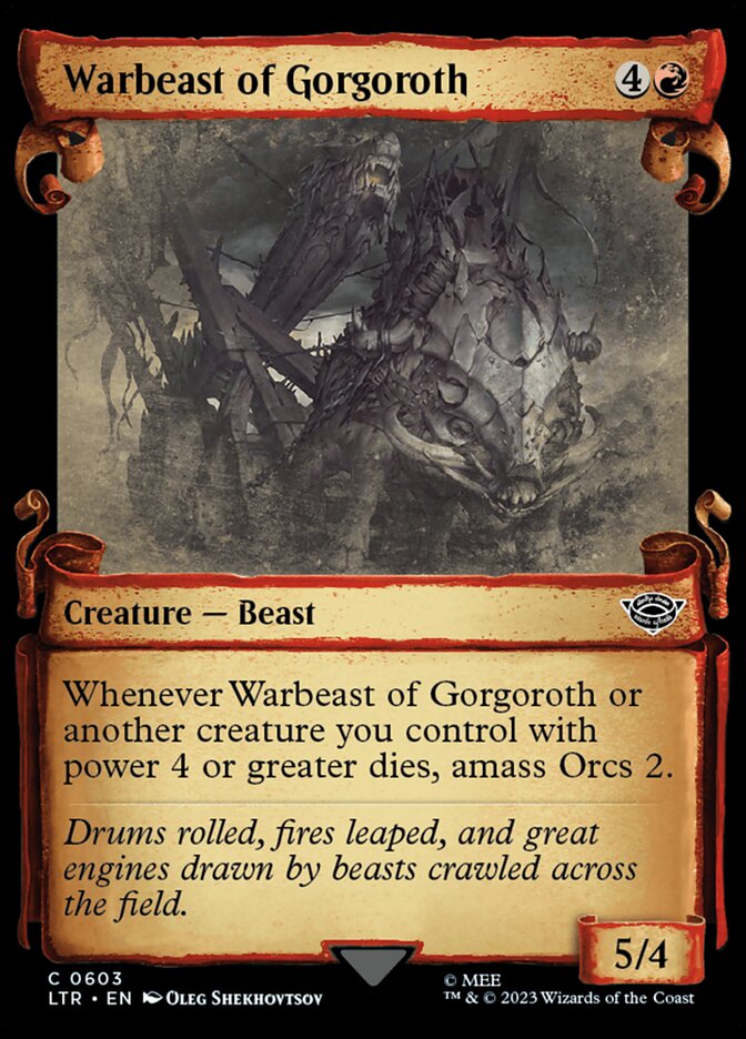 Warbeast of Gorgoroth - The Lord of the Rings: Tales of Middle-earth (LTR)