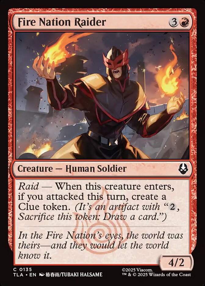 Fire Nation Raider - Avatar: The Last Airbender (TLA)