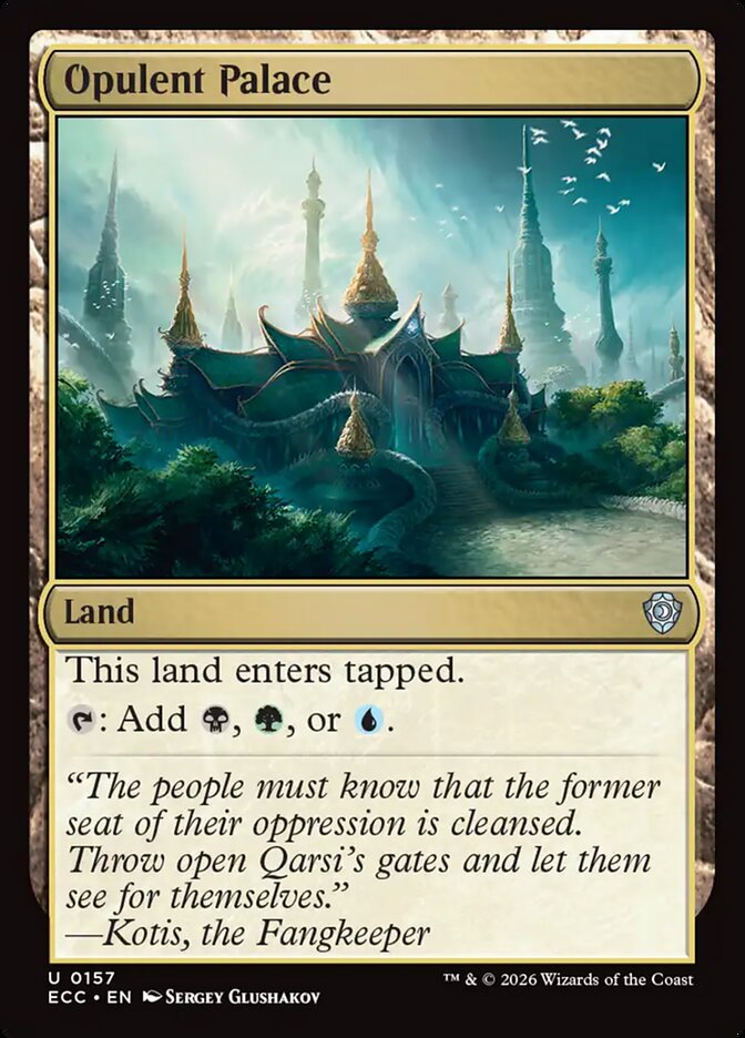 Opulent Palace #157 - Lorwyn Eclipsed Commander (ECC)