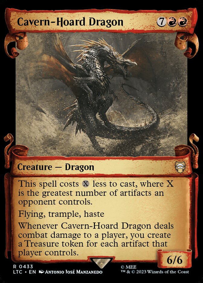 Cavern-Hoard Dragon - Tales of Middle-earth Commander (LTC)