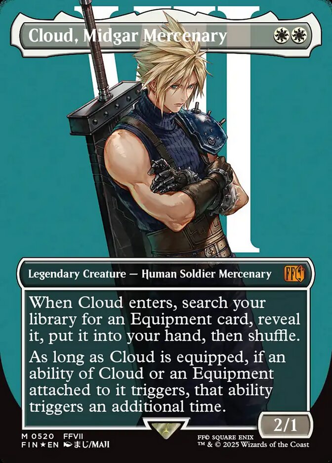 Cloud, Midgar Mercenary #520 - Final Fantasy (FIN)