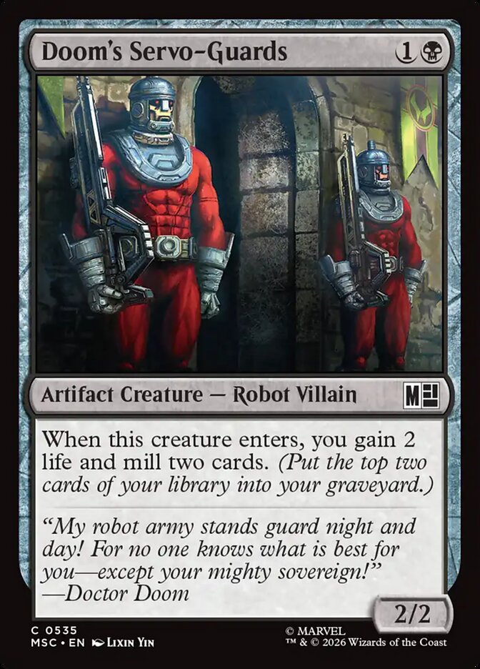 Doom's Servo-Guards - Marvel Super Heroes Commander (MSC)