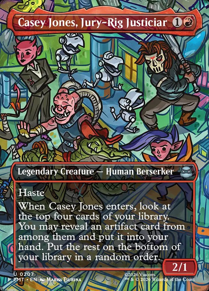 Casey Jones, Jury-Rig Justiciar #207 - Teenage Mutant Ninja Turtles (TMT)