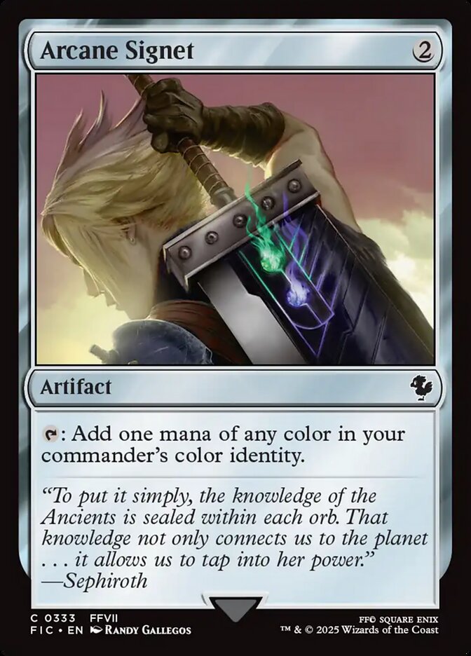 Arcane Signet #333 - Final Fantasy Commander (FIC)