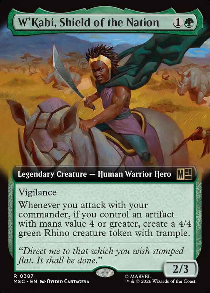 W'Kabi, Shield of the Nation - Marvel Super Heroes Commander (MSC)