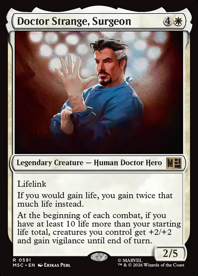 Doctor Strange, Surgeon - Marvel Super Heroes Commander (MSC)