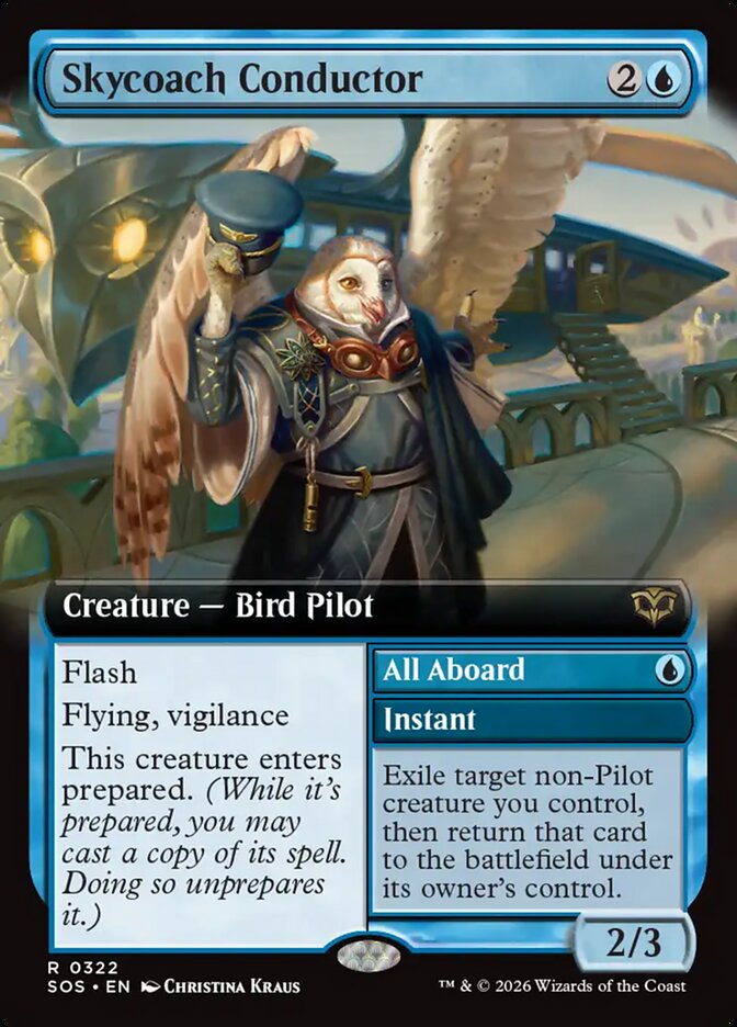 Skycoach Conductor // All Aboard - Secrets of Strixhaven (SOS)