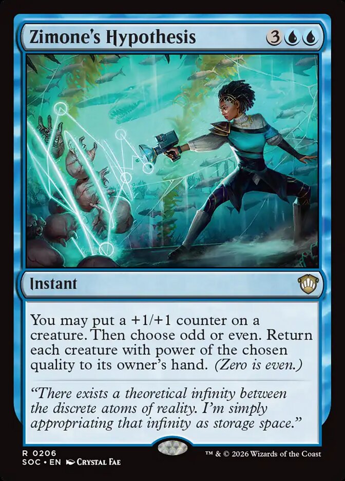 Zimone's Hypothesis #206 - Secrets of Strixhaven Commander (SOC)