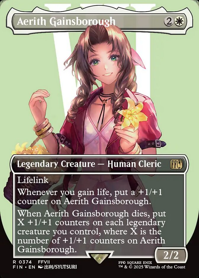 Aerith Gainsborough #374 - Final Fantasy (FIN)