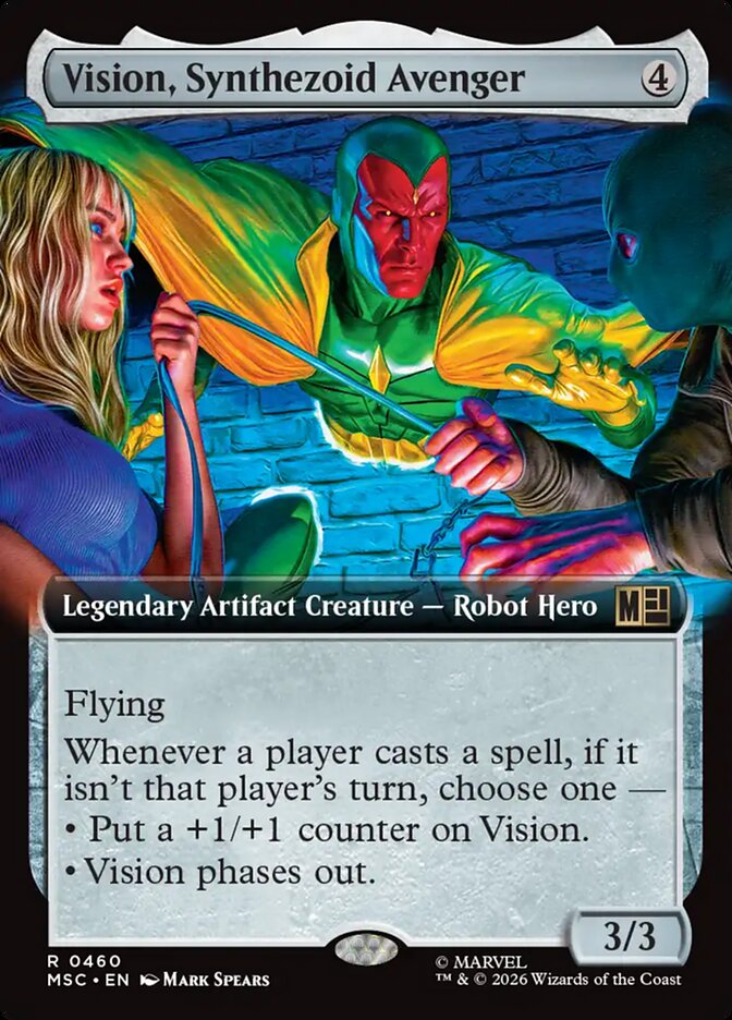 Vision, Synthezoid Avenger - Marvel Super Heroes Commander (MSC)