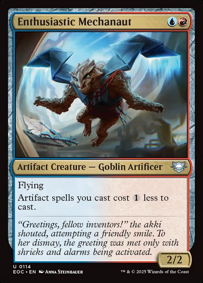 Enthusiastic Mechanaut - Edge of Eternities Commander (EOC)