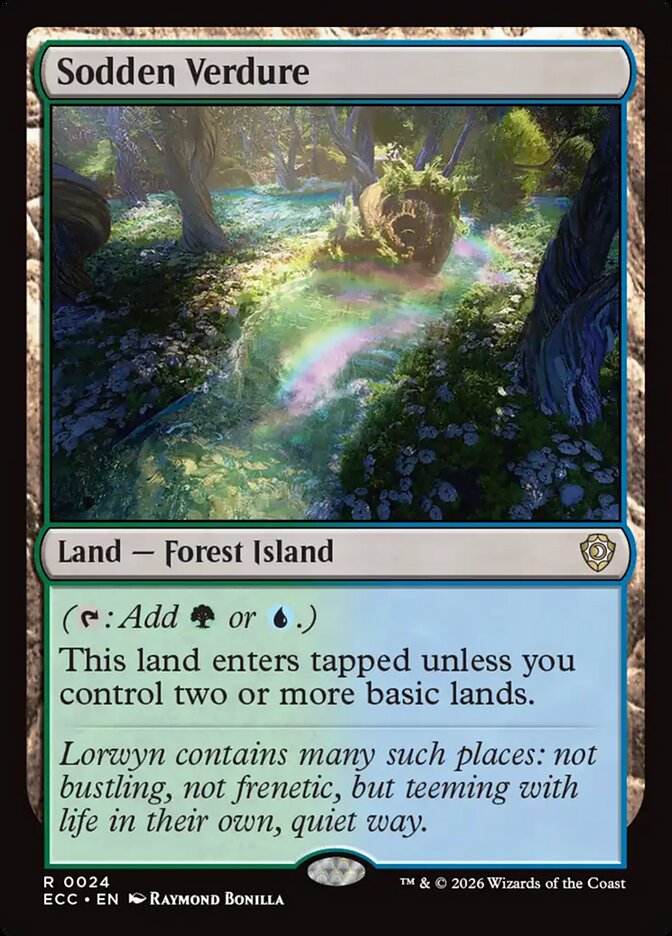 Sodden Verdure #24 - Lorwyn Eclipsed Commander (ECC)