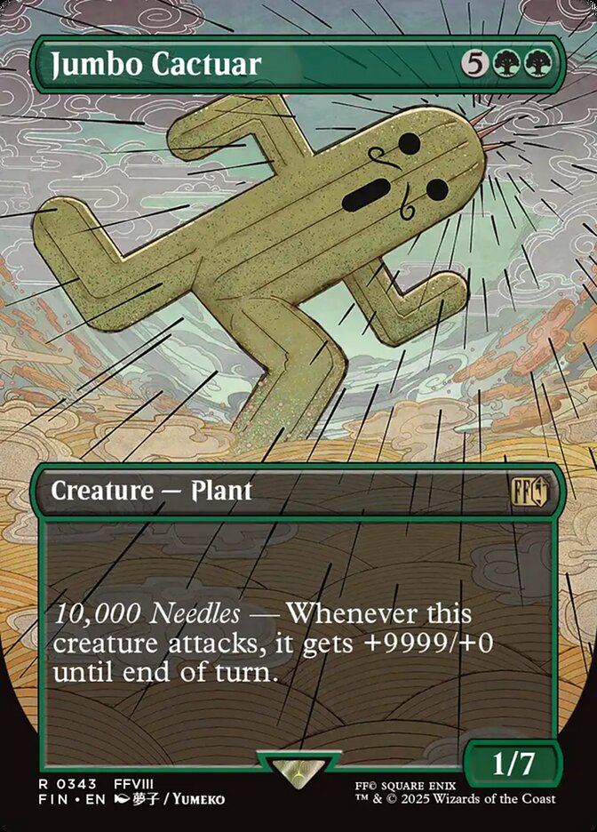 Jumbo Cactuar - Final Fantasy (FIN)