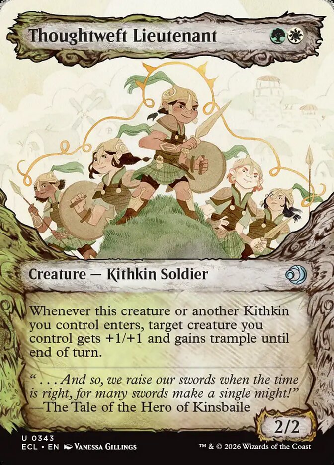 Thoughtweft Lieutenant #343 - Lorwyn Eclipsed (ECL)