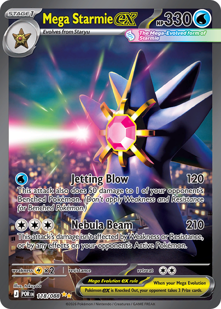 Mega Starmie ex 118/088