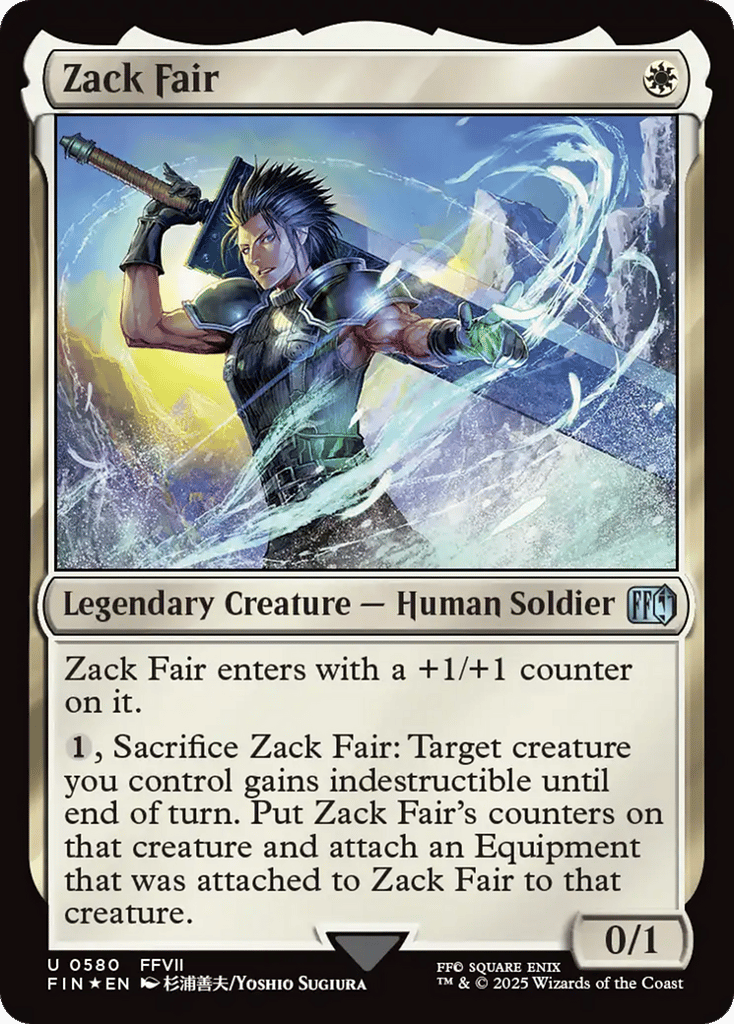 Zack Fair (Foil) - Final Fantasy (FIN)